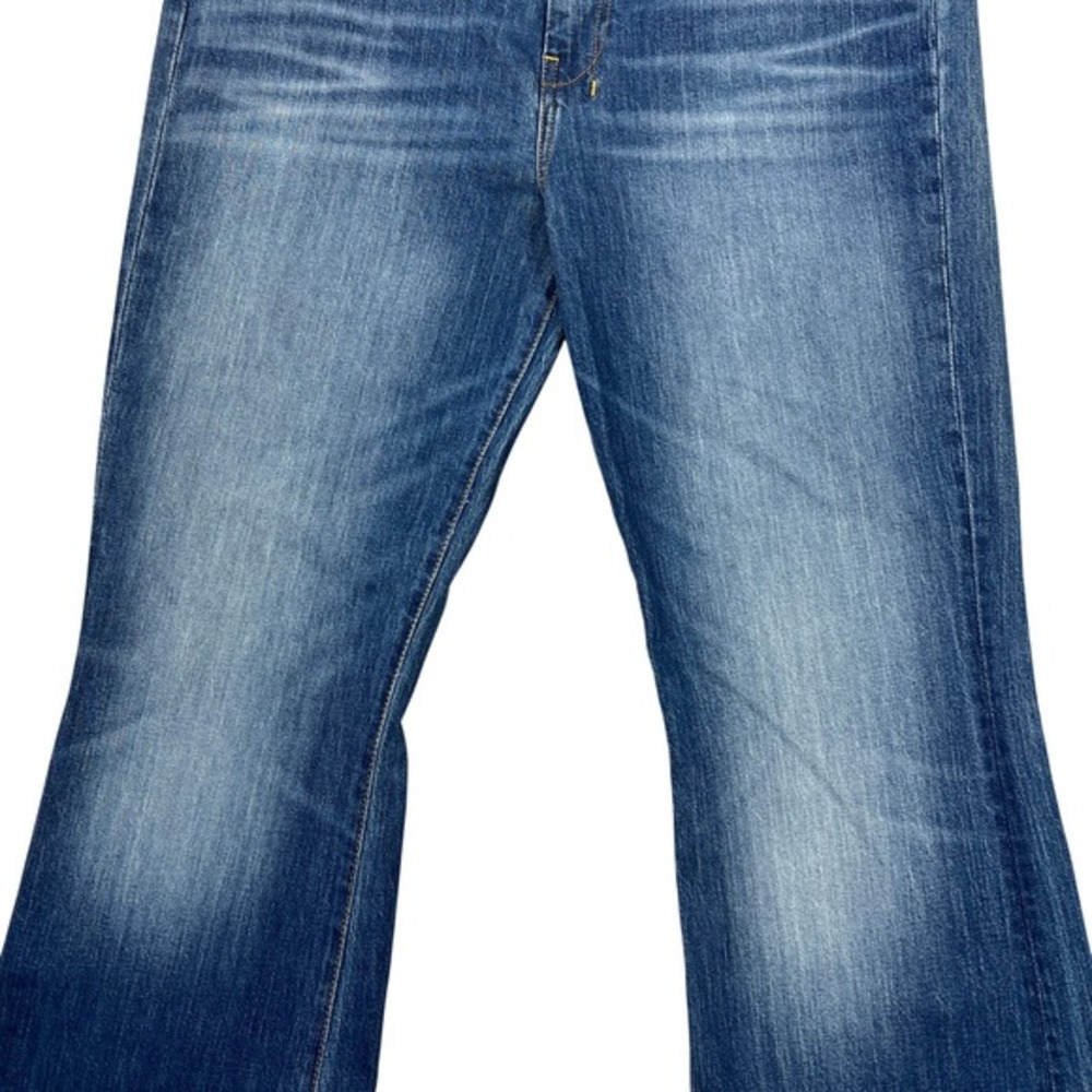 7 For All Mankind Ultra High-Rise Dojo Jeans 32" Flare Leg Trouser HEMMED 29 INS - Picture 7 of 10